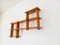 Vintage Wall Shelf in Pine in the style of Maison Regain, 1980s 7