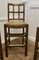 Arts and Crafts High Bar Stools in Golden Oak, 1930s, Set of 3, Image 7