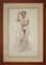 Study of Male Nude, Charcoal and Pencil on Paper, 1920s 1