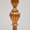 Lámparas de pie estilo francés vintage de madera dorada, 1950. Juego de 2, Imagen 8