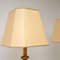 Vintage French Style Gilt Wood Floor Lamps, 1950, Set of 2 3