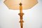 Vintage French Style Gilt Wood Floor Lamps, 1950, Set of 2, Image 6