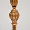 Lámparas de pie estilo francés vintage de madera dorada, 1950. Juego de 2, Imagen 9