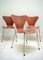 Series 7 Dining Chairs by Arne Jacobsen Model 3107 for Fritz Hansen, 1964, Set of 3, Image 7