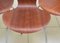 Series 7 Dining Chairs by Arne Jacobsen Model 3107 for Fritz Hansen, 1964, Set of 3 13