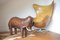 Original Leather Elephant Footstool by Dimitri Omersa for Libertys of london, 1960s 6