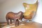 Original Leather Elephant Footstool by Dimitri Omersa for Libertys of london, 1960s, Image 6