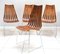 Scandia Dining Chairs by Hans Brattrud for Hove Furniture, 1970, Set of 4 4