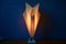 Lámpara de mesa francesa drapeada, años 90, Imagen 2