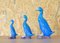 Mid-Century Turquoise Ducks in Chinese Porcelain, 1950s, Set of 3, Image 3