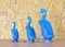 Mid-Century Turquoise Ducks in Chinese Porcelain, 1950s, Set of 3, Image 4