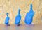 Mid-Century Turquoise Ducks in Chinese Porcelain, 1950s, Set of 3, Image 5