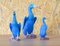 Mid-Century Turquoise Ducks in Chinese Porcelain, 1950s, Set of 3 1