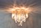 Mid-Century Modern Triedri Murano Glass Flush Mount Chandelier by Paolo Venini for Venini, 1960s 8