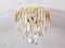 Mid-Century Modern Triedri Murano Glass Flush Mount Chandelier by Paolo Venini for Venini, 1960s 6