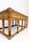 Mesa de centro italiana de bambú y ratán al estilo de Vivai Del Sud, años 70, Imagen 10