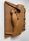 Swedish Folk Art Cherry Wood Carving of Bird Feeding Chick in Tree Trunk, 1970s 3