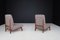 Mid-Century Walnut Easy Chairs, Italy, 1960s, Set of 2 6