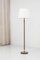 Swedish Modern Floor Lamp with Braided Leather, Image 2