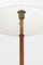 Swedish Modern Floor Lamp with Braided Leather, Image 4