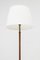Swedish Modern Floor Lamp with Braided Leather, Image 3