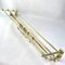 Art Deco Wall Coat Rack in Gold Brass, 1930s, Image 3