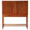 Danish Modern Cabinet in Elm and Pinewood attributed to Børge Mogensen for FDB, 1940s, Set of 2, Image 1