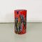 Italian Multicolor Ceramic Umbrella Stand or Vase with Elliptical Base, 1960s 11