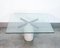 Paracarro Table with Crystal Top by Giovanni Offredi for Saporiti 3