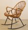 Rocking Chair Vintage en Rotin 5