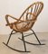 Vintage Rattan Rocking Chair 6