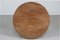 Mid-Century Danish Brutalist Round Coffee Table in Oak, 1950 9