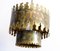 Lámpara colgante 6399 Brutalist de latón oxidado de Svend Aage Holm Sørensen, Imagen 1
