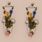 Tole Murano Glass Sconces, 1950s, Set of 2 2