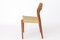 Vintage Teak Model 71 Chair by Niels Moller, 1950s 2