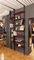 Italian Metal, Brass and Wood Bookcase, 1950s, Image 10