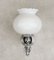 Empire Revival Wall Sconces in Opaline and Chrome, France, 1970, Set of 2, Image 2