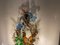 Große Blumen Wandleuchten aus Muranoglas, 1960er, 2er Set 3