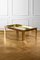 Coffee Table in Brass and Chromed Metal with Glass Top, Italy, 1970 1