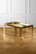 Coffee Table in Brass and Chromed Metal with Glass Top, Italy, 1970, Image 1