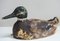 English Handmade Polychrome Duck Decoy in Plaster, 1980s 5