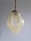 Art Decor Hanging Lamp in Pale Green Crackled Glass, 1930s 10
