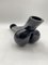 Oral -Blown Flower Vase in markanter Phallusform aus schwarzem Glas 11