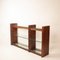 Solid Wood and Crystal Console Table attributed to Carlo Scarpa, 1960s 4