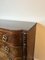 George III Mahogany Bow Fronted Chest of Five Drawers, 1820s 4