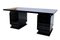 Art Deco Style Desk in Black Piano Lacquer, 1950s 10