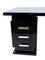 Art Deco Style Desk in Black Piano Lacquer, 1950s, Image 6