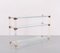 Hollywood Regency Acrylic Glass Console Table and Mirror, France, 1972, Set of 2 8