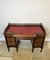 Victorian Walnut Freestanding Kneehole Desk with Leather Top, 1880s 9