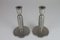 Art Deco Pewter Candle Holders by Just Andersen, 1930s, Set of 2 2